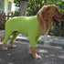 Lovelonglong Lightweight Dog Pajamas, Pure Cotton 4 Legs Jumpsuits T-Shirt PJS for Large Medium Small Dogs Green M