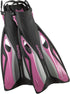 Phantom Aquatics Rapido Boutique Collection Adjustable Snorkel Fin with Carry Bag (Pink, ml/XL, 9-11)