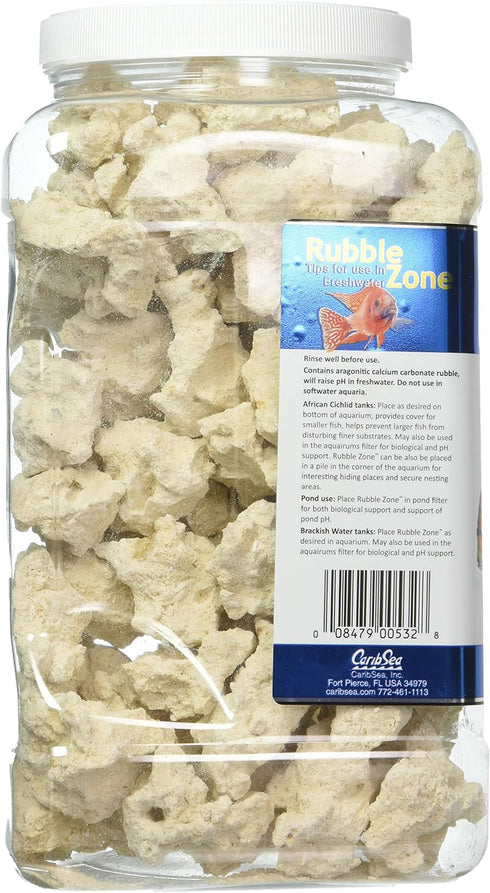 CaribSea Aquatics Rubble Zone, 6 lb/1 Gallon, Tan Color