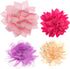 BoomBone Dog Collar Flowers Accessory, Pack of 4 Flower Charms Sliders for Dog Collars