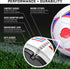 6 Pack 3, 4, 5, GoSports Premier Soccer Balls - Single or - Sizes with Ball Pump