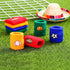 Gejoy 16 Pieces Sports Wristbands, Sweatbands for Kids Soccer, Baseball, Football, Basketball Sports