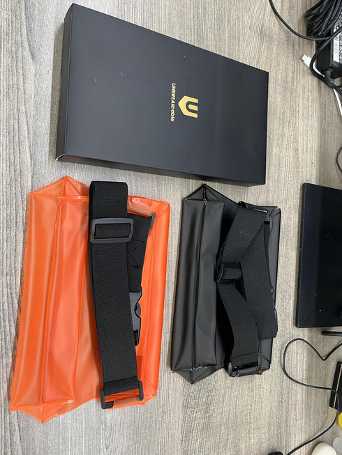 UNBREAKcable Waterproof Phone Pouch with Adjustable Waist Strap- 2 Pack, SGS IP68 Waterproof Waist Bag