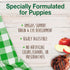 Nylabone Healthy Edibles Natural Puppy Chews, Long Lasting Treats for Puppies, Lamb & Apple Flavor