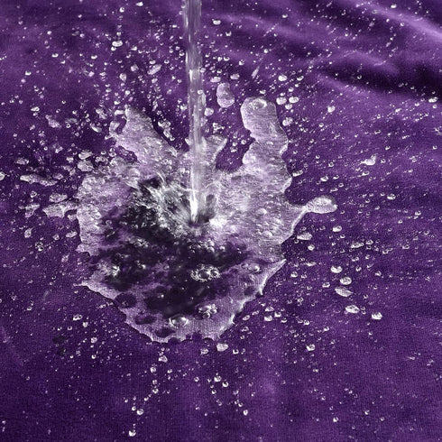 Waterproof Blanket for Bed Couch Sofa, Reversible Sherpa Fleece Pet Blanket, Dark Purple, 60x80 inches