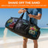 129L 35" Swimming, Fitdom Large Mesh Duffle Bag for Scuba Dive or Snorkel Equipment. Best for Water Sports & Beach