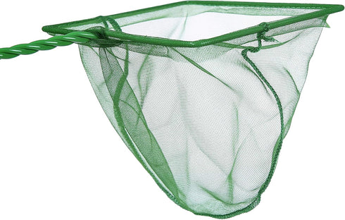 Aquarium Fishing Net, Fine Mesh Fish Tank Cleaning Tools with Plastic Handle Green 8 Inch