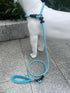 Slip Lead Dog Leash (6ft), Strong Nylon Rope Anti-Choking Outdoor Training Lead for Small Medium Large Dogs, Light Blue