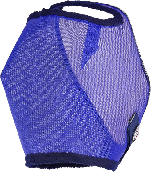Harrison Howard UV-Blocking Mesh Fly Mask for Horses - Deep Navy, Size L
