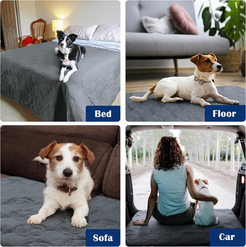 Kritter Planet No Slip Pet Couch Cover, Waterproof Washable Sofa Protector Mat for Dogs and Cats