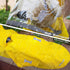 Dog Waterproof Raincoat with Poncho Hoodie, High Reflective Adjustable Yellow Pet Rain Jacket for Small Medium and