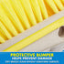 8" 3/4" (040161) STAR BRITE Premium Soft Brush Head W/Bumper - Dual Connections Fit Either Standard Threaded Poles