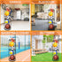 Garage Ball Storage Rack, Wall-Mounted Basketball Holder, Vertical Sports Ball Storage Organizer for Soccer,