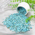 Turquoise Crystal Chips Bulk for Fish Tank Decorations, Aquarium Rocks, Gravel, and Candle Making