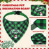 Valentines Day Dog Bandana with Unique Quick-Release Buckle and Retractable Design,Triangle Reversible Bibs Breed