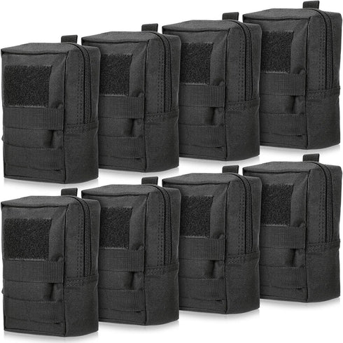8 Pack Cunno Pcs Molle Pouches Tactical Molle Pouch Vest Pouch Cell Phone Belt Pouch Waterproof Waist Bag Utility EDC