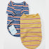 Dog Shirts Cotton Striped T-Shirt, Summer Pet Clothes for Small Dogs, 2-Pack Soft Puppy Apparel Cat Tee