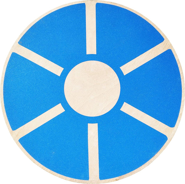Signature Fitness Non-Slip Wooden Wobble Balance Board Core Trainer, 15.55-inch Diameter