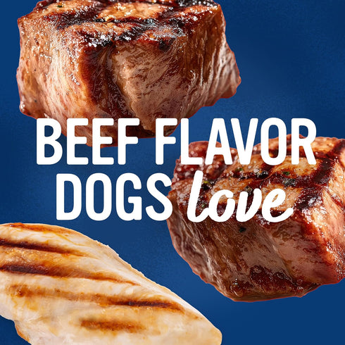 #1 6 oz (Pack 1) Blue Dog Bakery Protein Jerky Meat Sticks, Made w/USA Beef Ingredient, Healthy Dog Treats, All