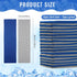Hosuly 30 Pcs Cooling Towels - 40"x12" Ice Towel, Breathable Soft Chilly Sweat Towels for Gym and Sports