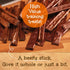 Happy Howie's Woof Stix - Natural Healthy Dog Treats, Flavorful Slow Cooked Beef Stick, Hormone Free (Pack of 1)