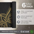 Gaiam Yoga Mat - Premium 6mm Print Extra Thick Non Slip Exercise & Fitness Mat for All Types of Yoga, Pilates & Floor Workouts (68"L x 24"W x 6mm Thick) by Gaiam