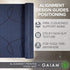 Gaiam Yoga Mat - Premium 6mm Print Extra Thick Non Slip Exercise & Fitness Mat for All Types of Yoga, Pilates & Floor Workouts (68"L x 24"W x 6mm Thick) by Gaiam