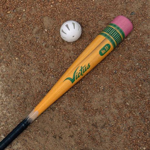 2 5/8 Set, 32 Victus Yardstick, Plastic Baseball Bat for Kids with Custom Plastic Ball, for Use on Turf or Grass