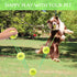 Dog Tennis Balls - 12 Pack Squeaky Interactive Toys for Training, Indoor Outdoor Play, 2.5" Rubber Balls for All Sizes