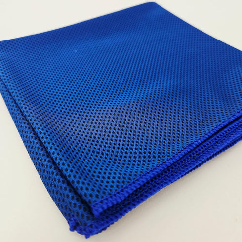 Nomadic Thread Premium Quality Microfiber Cooling Towel Set, Royal Blue, 2-Pack, 30" x 12"