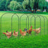 BOUTICOL 2.1 32.8 x FT Portable Chicken Tunnel - Outside Chicken Coop Tunnel, Quick Install Yard Coop for Chicken