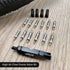 JACO Presta Valve Core Repair Kit for Bike Tires - Includes (12X) Replacement Valve Cores, (4X) Valve Caps & Removal