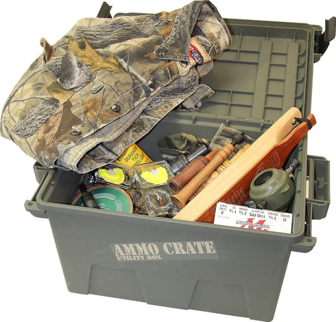 MTM ACR7-18 Large Utility Box Ammo Crate, Green