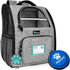 PetAmi Dog Backpack Carrier for Small Large Cats, Airline Approved, Ventilated Hiking Bag, Up to 18lbs, Grey