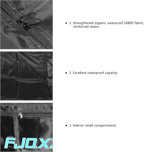 HUNTVP Bike Travel Bag - Bicycle Transport Carrying Case for 26-29inch Folding Bike
