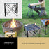 26 (66cm) 2 600D ARROWHEAD OUTDOOR Portable Camping Folding Table, Cup Holders, Square, Carrying Case, Steel Frame