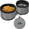 PetAmi Collapsible Dog Food Water Bowls - 2 Travel Bowls Kit, Portable No Spill, Foldable Lightweight BPA Free Leakproof