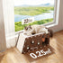 Bumotse 2-Story Large Cat Condo for Indoor Cats with Catnip Toy, Felt Cat Cave House with Scratching Tunnel, No-Tool
