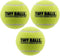 PetSport Yellow Tennis Ball Dog Toys | 3 Pack Giant (4") Tuff Balls for Large Dogs | Pet Safe Non-Toxic Industrial Strength Felt & Rubber | Play Fetch, Exercise, Train or Toss at Dog Park