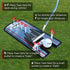 KINGTOP Golf Putting Mirror, Alignment Training Aids for Consistency & Accuracy, Indoor/Outdoor Practice