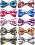 PET SHOW 10 Pack Camo Small Dog Bow Ties, Colorful Camouflage Bowties for Medium Dogs, Classic Bowknots Pet Grooming