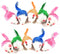 Play Fur Mice Cat Toys, Mixed Bag of 10 Rattling Catnip Toy Mice in 4 Color Variety Pack