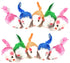 Play Fur Mice Cat Toys, Mixed Bag of 10 Rattling Catnip Toy Mice in 4 Color Variety Pack