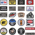 Morale Patches, Hook & Loop Backed Tactical Patches for Backpacks, Embroidered Military Patches, 21-Pack