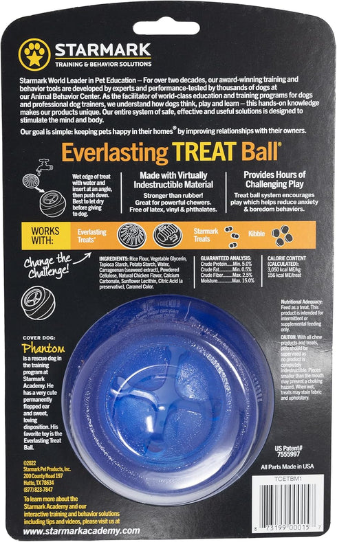 1 Starmark Everlasting Treat Ball Medium with treat