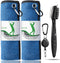 Golf Towel for Bag with Clip & Accessories Set, 2 Towels, Cleaning Brush, Gifts for Golfers
