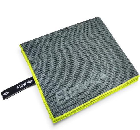 Flow Microfiber Quick Dry Swim Towel, Pool Towels for Competitive Swimming, Medium Size