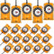 Geiserailie 20 Pcs Orienteering Compass, Navigation Backpacking Compass for Kids, Hiking, Survival, Orange