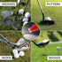 Golf Club Paint - Touch Up, Fill in, Customize Clubs - 4 Pack of 10ml Bottles in Black, White, Red & Blue