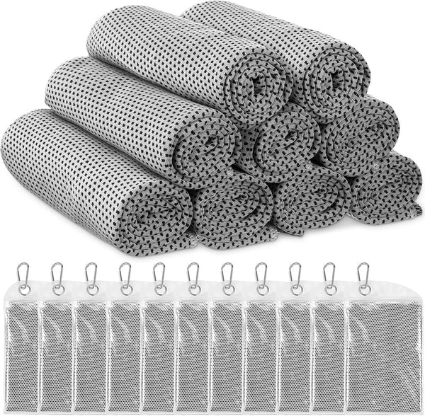 Redbaker 20 Pack Cooling Towel for Neck and Face Hot Weather 40''
